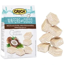 Вафли Crich с кокосом 250 г (8008620051664): Вес нетто 250 г