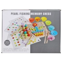 Деревянный развивающий набор Mic Pearl fishing (C60435): Тип мозаика