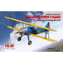Американский учебно-тренировочный самолет ICM Stearman PT-17/N2S-3 Kaydet: Производитель ICM