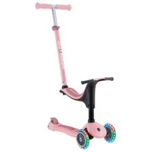 Самокат детский Globber GO-Up Sporty Lights пастельно-розовый (452-710-4): Количество колес 3
