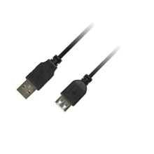Кабель Piko USB Cable to USB F 3m Black: Тип USB Cable - USB F