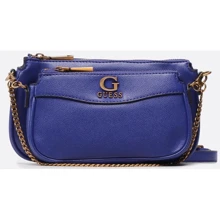 Женская сумка кросс боди GUESS NELL DOUBLE POUCH CROSSBODY синяя (HWVB8678700-VIO): Пол Женский