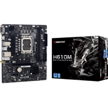 BIOSTAR H610MX-E: Разъемы на плате USB 2.0, SATA 3.0, USB 3.2 Gen 2, M.2