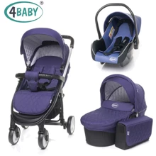 Универсальная коляска 3в1 4Baby Atomic Trio Purple : Тип коляски универсальная коляска (3-в-1)