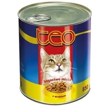 Влажный корм для кошек TEO с курицей 850 г (5906731504204): Тип Влажный корм