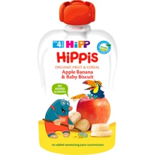 Пюре HIPP Яблоко-Банан с детским печеньем, 100гр (9062300133728): Вид Фруктовое