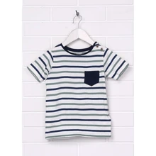 Футболка H&M 5548536 68 см синяя: Пол Мальчик