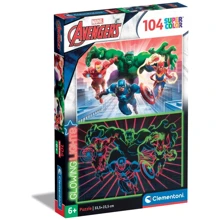 Пазл Clementoni Avengers Glowing cветящийся в темноте 104 элемента (8005125275540): Производитель Clementoni