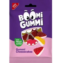 Цукерки Boomi Gummi Cheesecakes желейні 70 г (4820240037316): Вага, г 70