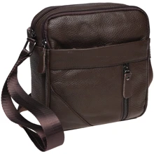 Чоловіча сумка планшет Borsa Leather коричнева (K11027-brown): Стать Чоловік