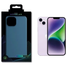 Чехол для iPhone Monblan Silicone Case with Animation & MagSafe Blue Jay for iPhone 13: Цвет синий