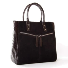 Женская сумка тоут Alex Rai 01-09 01-8713-11 brown коричневая (35531): Пол Женский