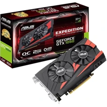 Відеокарта ASUS GeForce GTX1050 2048Mb EXPEDITION OC (EX-GTX1050-O2G): Обсяг пам'яті, Гб 2