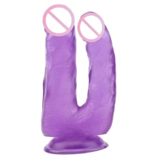 Двойной фаллоимитатор CHISA Hi-Rubber Born To Create Pleasure Purple 6.3": Назначение Для двойного проникновения