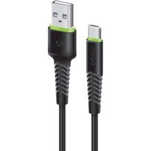 Кабель Intaleo USB Cable USB-C 20cm Black (CBFLEXT0): Тип USB Cable - USB-C
