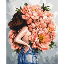 Картина по номерам Brushme Пионы женственности @Дарья Михайлишина 40х50 см (BS53301): Производитель Brushme