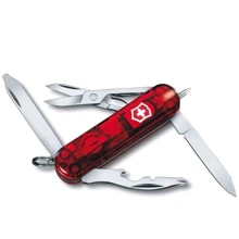 Мультитул Victorinox Midnite Manager 58мм/10предметов/красный-прозрачный (0.6366.T): Тип мини-мультитул
