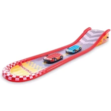 Intex Ігровий центр 57167 Racing Fun Slide гірка з 2 машинками 561x119x76 см: Виробник Intex
