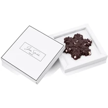 Шоколад черный Laviva Chocolate Dark chocolate "Dark Snowflake" "Снежинка" 73 % 80 г (UA-0024): Вес, г 80