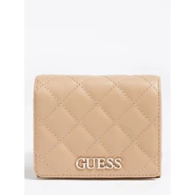 Жіночий гаманець Guess Illy Slg Small Trifold темно-бежевий (SWVG7970430-BEI): Стать жіночий