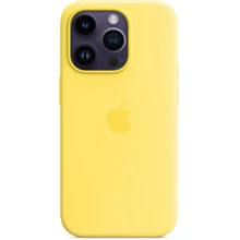 Чехол для iPhone Apple Silicone Case with MagSafe Canary Yellow (MQUG3) for iPhone 14 Pro: Цвет желтый