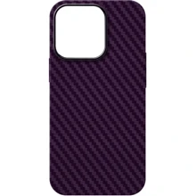 Чехол для iPhone ArmorStandart LikeCarbon MagCase Purple for iPhone 14 Pro (ARM69204): Цвет фиолетовый