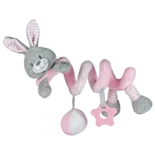 Плюшевая подвеска Baby Mix Кролик розовая (40871): Производитель Baby Mix