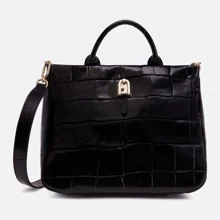 Женская сумка тоут Furla Palazzo S Tote черная (WB00345BX0044O6000): Пол Женский