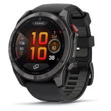 Смарт-часы Garmin Fenix 8 Pro AMOLED 51mm Sapphire Carbon Grey DLC Titanium with Black/Pebble Grey Silicone Band (010-03199-01): Виды спорта Гольф, Плавание, Велоспорт, Бег