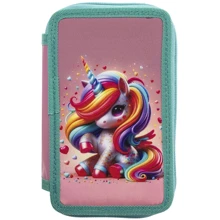 Пенал CLASS Cute Unicorn 2 відділення (25301C): Стать для дівчаток
