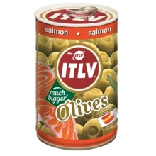 Оливки ITLV зеленые фаршированные лососем 314 мл (8410179002828): Объем 314 мл