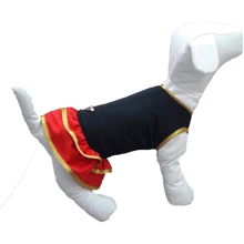 Платье Dogs Bomba Кант с кнопками O-39 Размер 2 Черный/Красный: Тип Платья