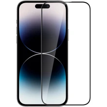 Защитное стекло для iPhone FJ Gears Tempered Glass 2.5D FulI Cover HD Black for iPhone 14 Pro Max: Цвет черный