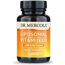 Dr. Mercola Liposomal Vitamin D3 Витамин D3 Липосомальный 5000 МЕ 90 капсул: Форма выпуска Капсулы
