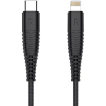 Кабель RavPower Cable USB-C to Lightning 1m Black (RP-CB020): Тип USB-C - Lightning