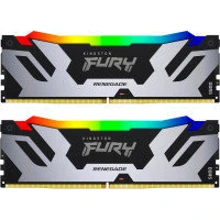 Kingston FURY 32 GB (2x16GB) DDR5 6800 MHz Renegade Silver/Black RGB (KF568C36RSAK2-32): Тип DDR5