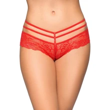 Женские стринги-шортики SoftLine - Tongs 2476, M/L (red): Для кого Для женщин