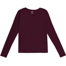 Лонгслів H & M 6275728 170 см сливовий: Тип Лонгсліви