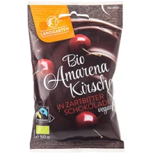 Конфеты Landgarten Вишня Амарена в черном шоколаде органическая 50 г (9004998002047): Вес, г 50