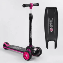Самокат Best Scooter розовый (87819): Количество колес 3