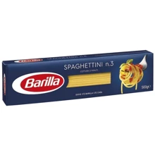 Спагетті BARILLA №3 SPAGHETTINI, 500г: Вага нетто 500 г
