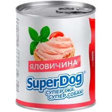 Вологий корм для собак WAUDOG SuperDog з яловичиною 800 г (55010): Тип Влажный корм