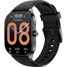 Смарт-часы Amazfit Pop 3S Black: Дисплей 1.96" AMOLED (410x502) / 331 ppi