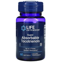Life Extension Витамин Е Super Absorbable Tocotrienols Супер абсорбируемые токотриенолы 60 капсул: Тип Витамин E