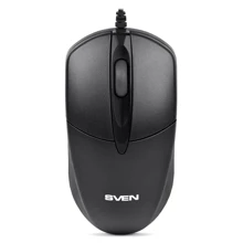 Мышь Sven RX-112 USB black: Интерфейс подключения проводная USB
