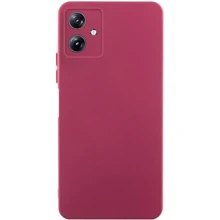 Чехол для телефонов TPU Case Getman Liquid Silk Full Camera Marsala for Motorola G54: Совместимость Motorola G54