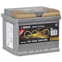 Автомобільний акумулятор JENOX 6СТ-52 Gold Євро: Ємність, Ач 52