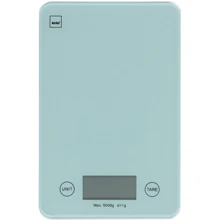 Весы кухонные KELA Pinta Mint Green (15729): Тип конструкции с плоской плaтформой