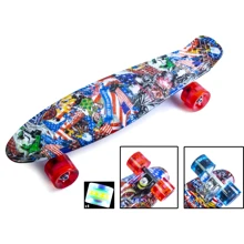 Penny Board Graffiti NBA Светящиеся колеса: Тип пенни борд