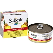Натуральные консервы для собак Schesir Chicken Pineapple филе курицы с ананасом в желе, 150 г: Тип Консервы